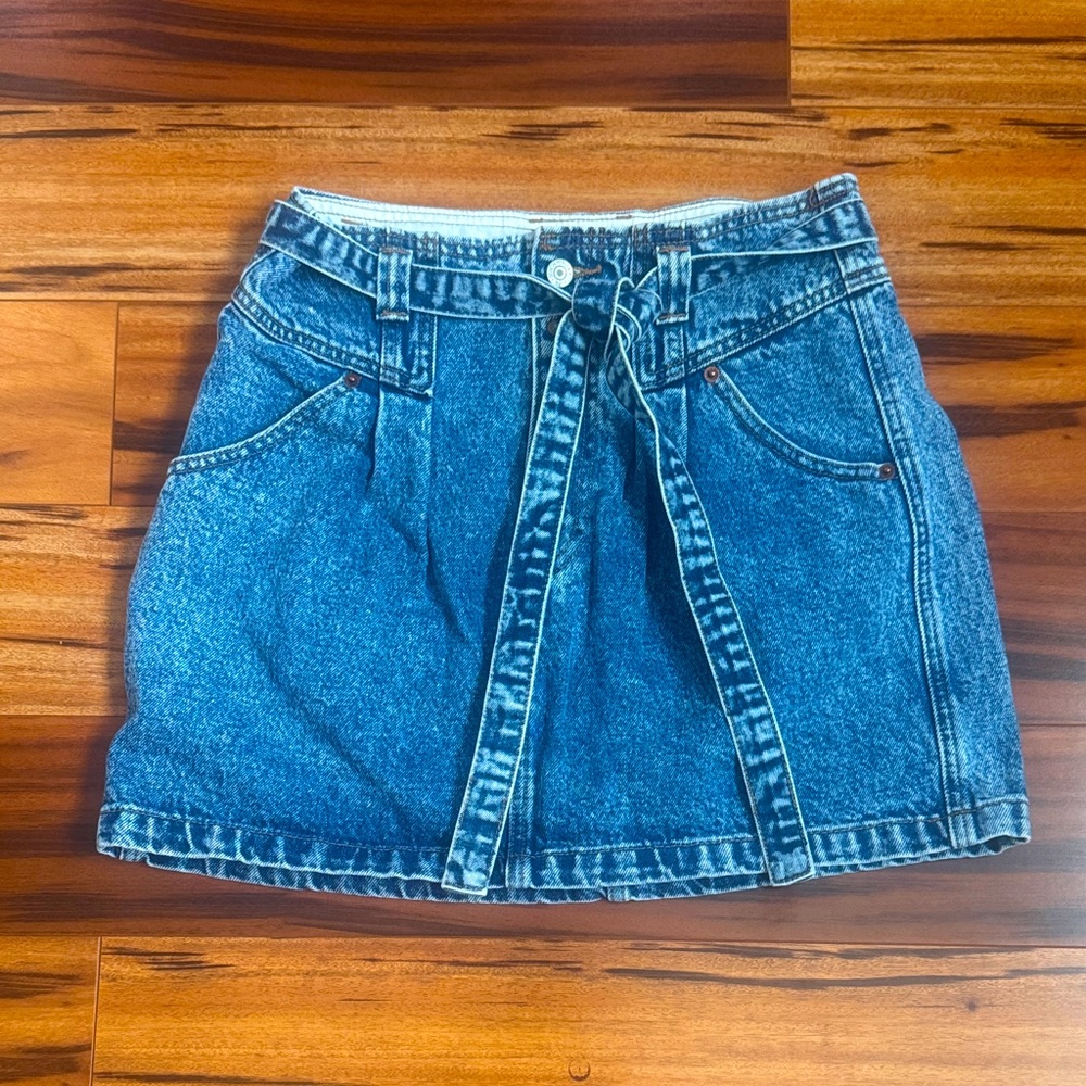 Abercrombie & Fitch Blue Denim Mini Skirt